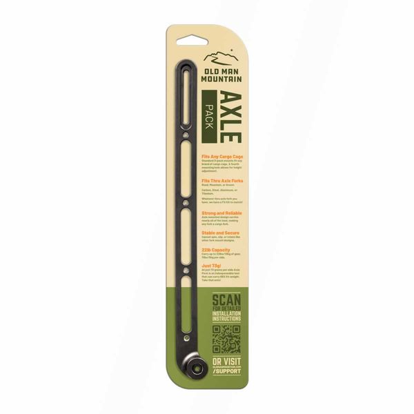 Old Man Mountain Axle Pack para jaulas cargo mounts o botelleros